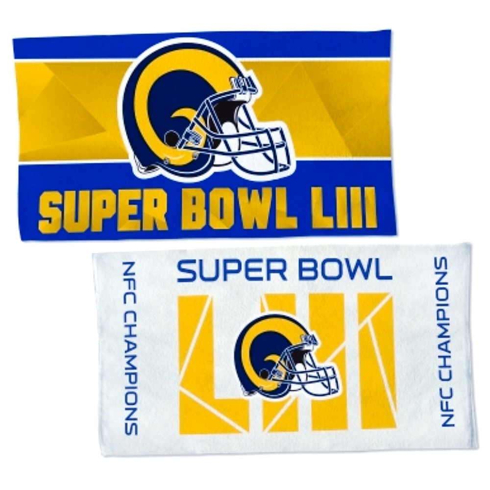 LA RAMS TOWEL SUPER BOWL LIII - 2019 NFC CHAMPIONS